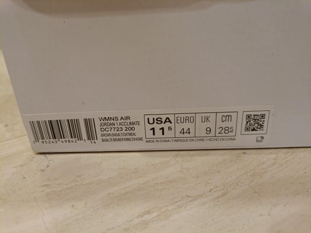 Nike WMNS Air Jordan 1 Acclimate 'Chocolate', Women's Fashion, Footwear