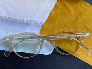 Visualities Non-prescription Blue light and Anti-rad clear frame glasses