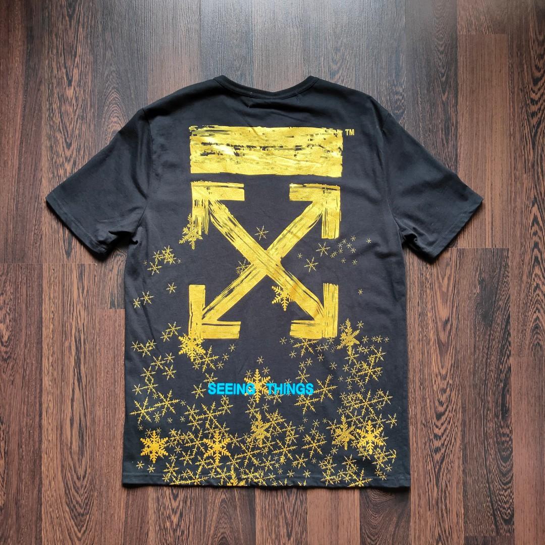 Off white snowflake tee shop