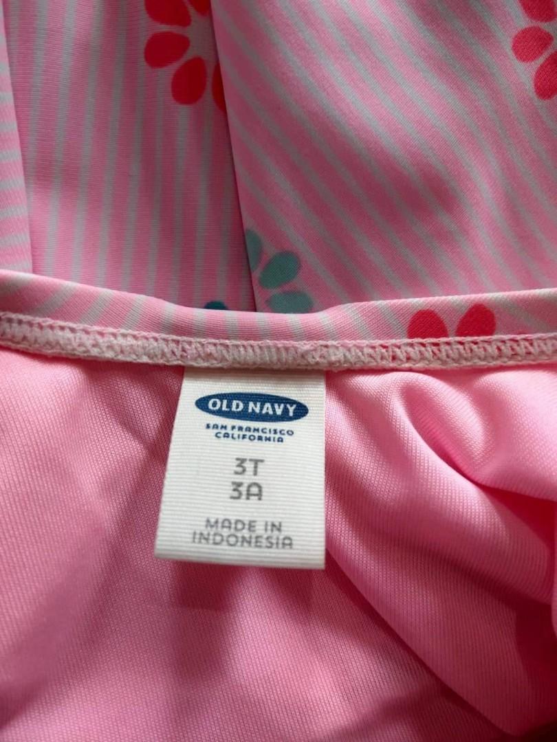 Old Navy Girl's Pink Swimsuit, Babies & Kids, Babies & Kids Fashion on ...