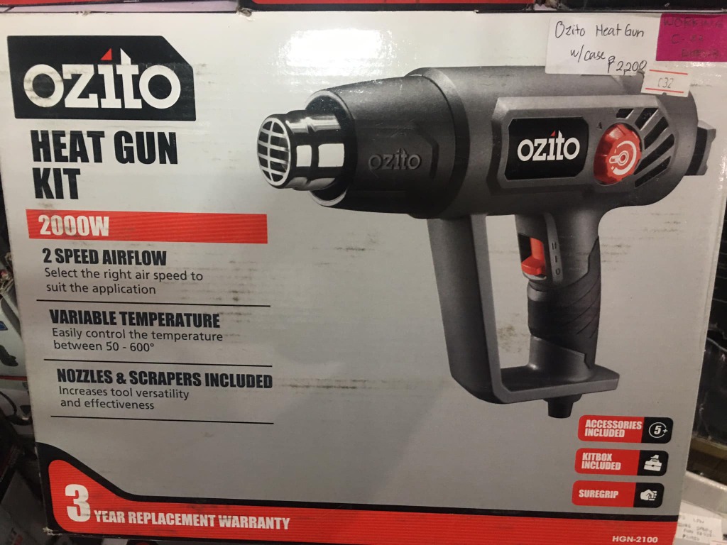 Ozito Heat Gun Kit, Furniture & Home Living, Home Improvement & Organization, Home Improvement