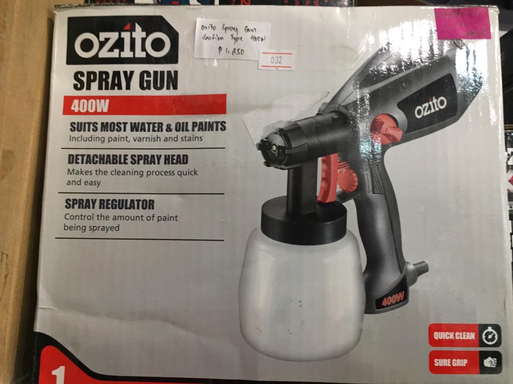 Spray gun ozito deals
