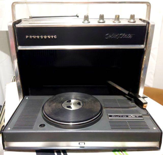 PANASONIC BOOMBOX / RECORD PLAYER (Category: Other Audio Equipment) located in Paranaque City. Submitted by forseti888 (Listing ID 1163585891, Image 2). Description: Panasonic Vintage Boombox Record Player Untested/For Display Use Only For vintage nostalgia collectors Php 2,500 .