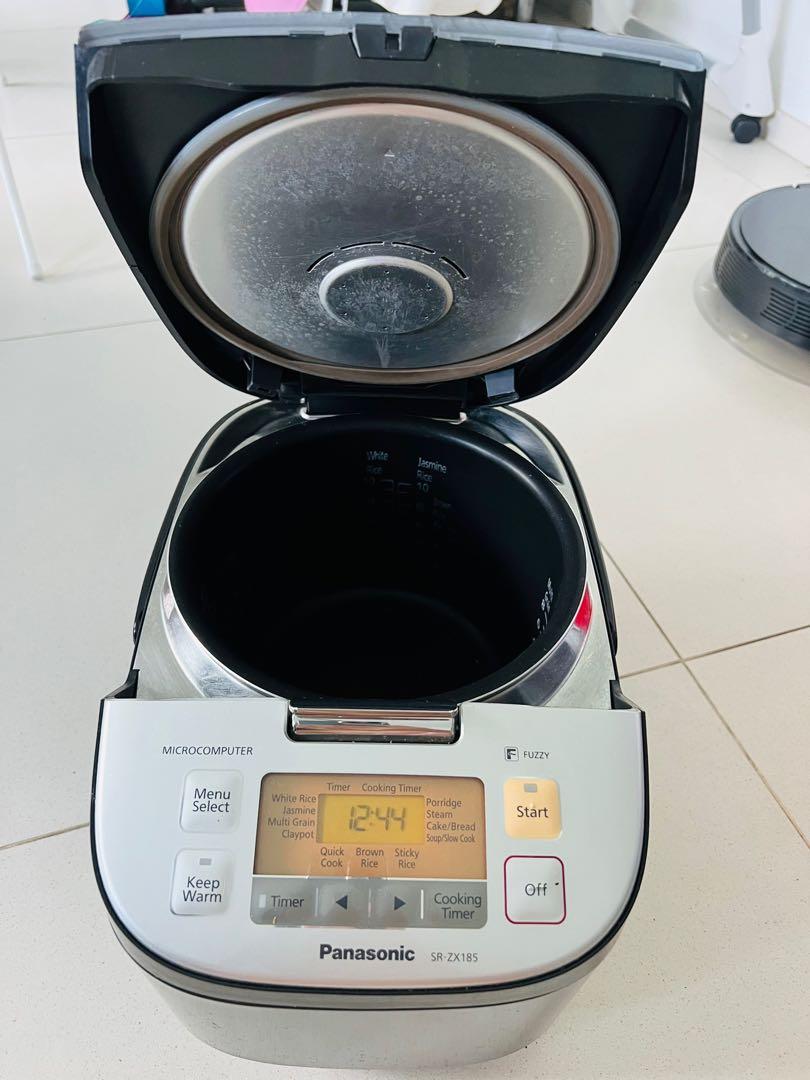 Panasonic rice cooker SRZX185, TV & Home Appliances, Kitchen