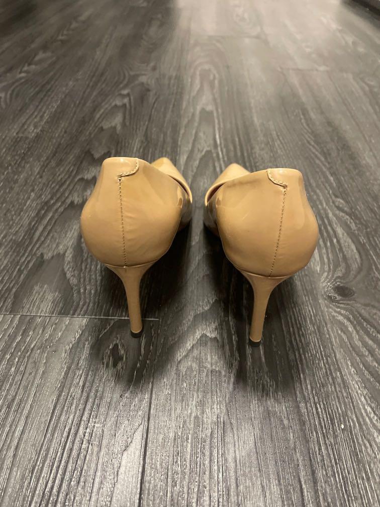 Pedder Red Patent Nude Heels