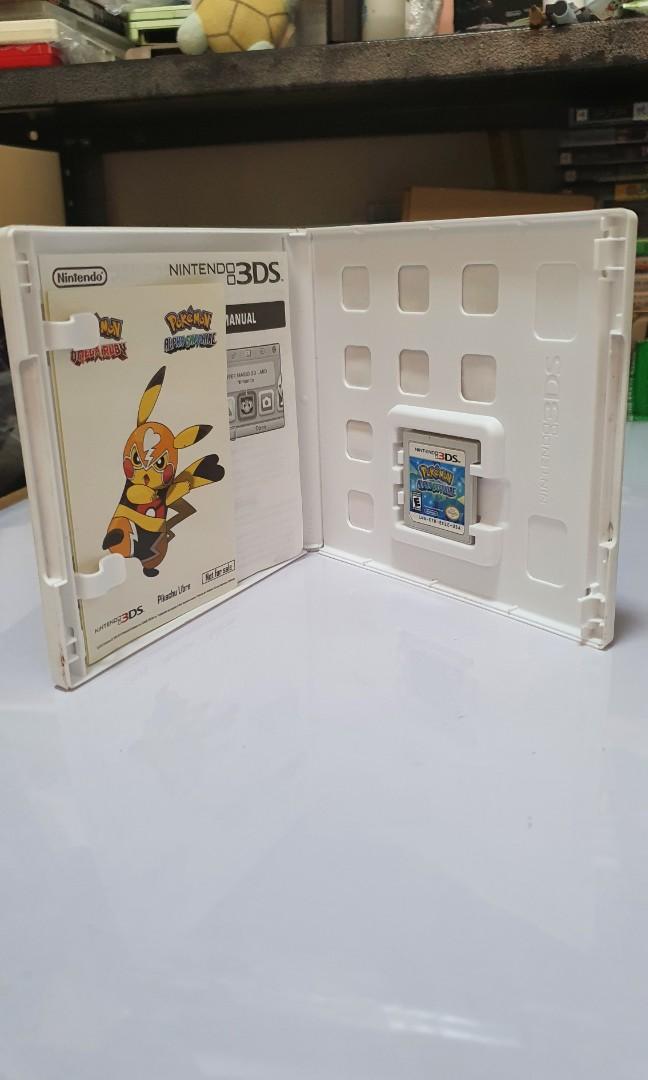 Pokemon Alpha Sapphire (Nintendo 3ds, USA) (Category: Nintendo) located in Quezon City. Submitted by itemsforadoption (Listing ID 1163548497, Image 3). Description: Rfs: Its 2022! Happy New Year. Now is a time to be joyous and declutter. And I'm doing just that this season. Pokemon Alpha Sapphire. This is CIB or complete in box(has manual, inserts, case and game). Runs well on my 3ds. Comes with rare limited edition Pikachu Libre Sticker. Ps: I h