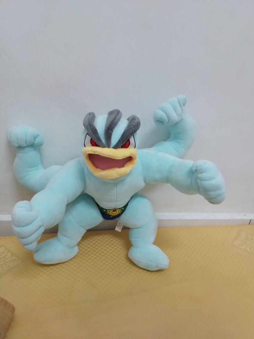 Pokemon Machamp Plush Plushie Stuffed Toy 35 cm Humanoid Four Arms