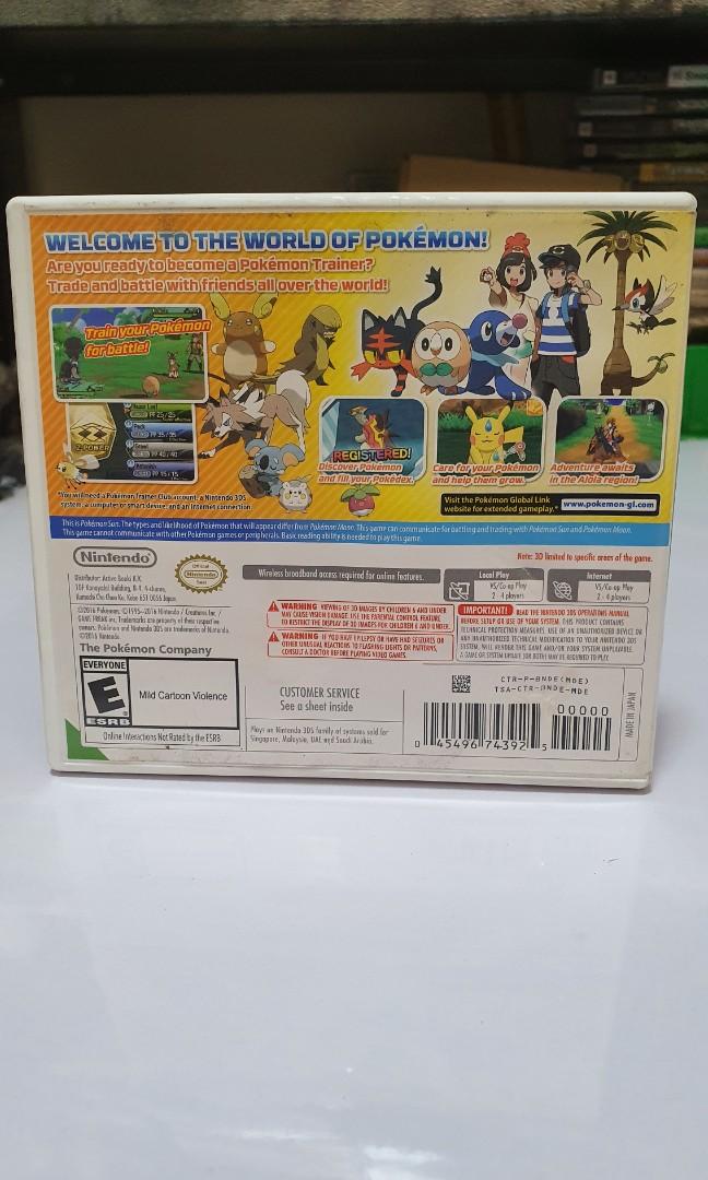 Pokemon Sun (Nintendo 3ds, USA) (Category: Nintendo) located in Quezon City. Submitted by itemsforadoption (Listing ID 1163549036, Image 2). Description: Rfs: Its 2022! Happy New Year. Now is a time to be joyous and declutter. And I'm doing just that this season. Pokemon Sub. This is CIB or complete in box(has manual, inserts, case and game). Runs well on my 3ds. Ps: I have over 100+ listings, if you're interested just check my profile and will p