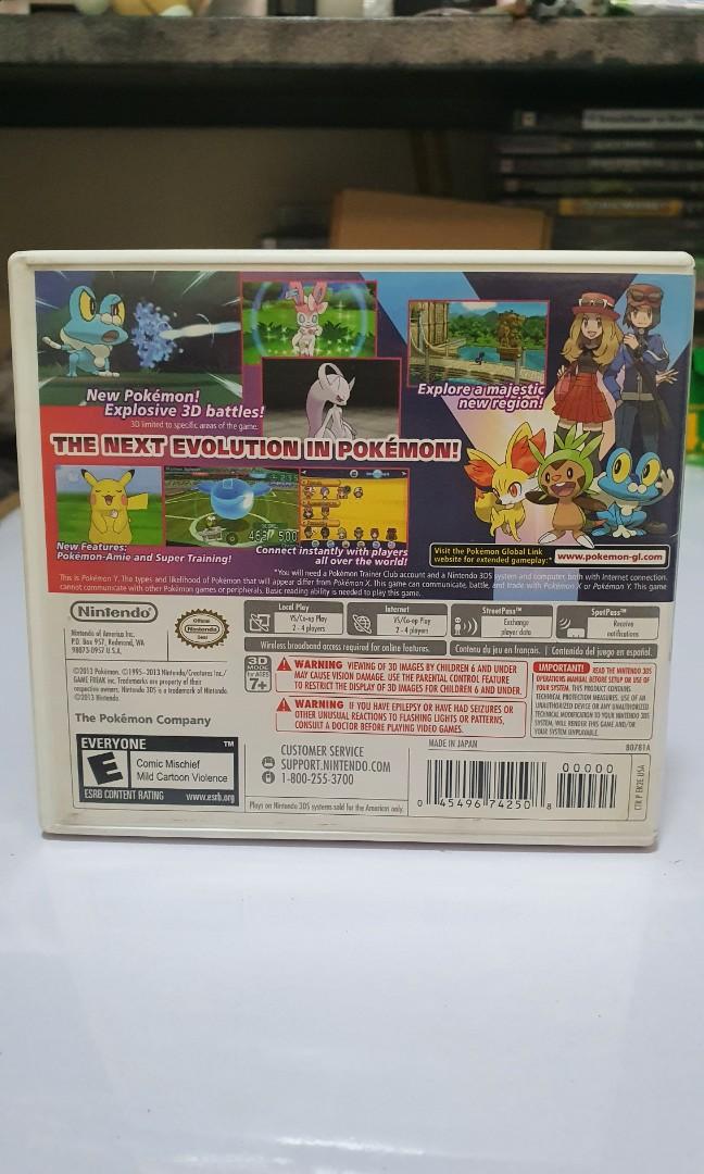 Pokemon Y (Nintendo 3ds, USA) (Category: Nintendo) located in Quezon City. Submitted by itemsforadoption (Listing ID 1163535441, Image 2). Description: Rfs: Its 2022! Happy New Year. Now is a time to be joyous and declutter. And I'm doing just that this season. Pokemon Y. This is CIB or complete in box(has manual, inserts, case and game). Runs well on my 3ds. Comes with rare limited edition sticker Yveltal Sticker. Ps: I have over 100+ listings, 