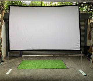 Portable Projector Screen Fabric