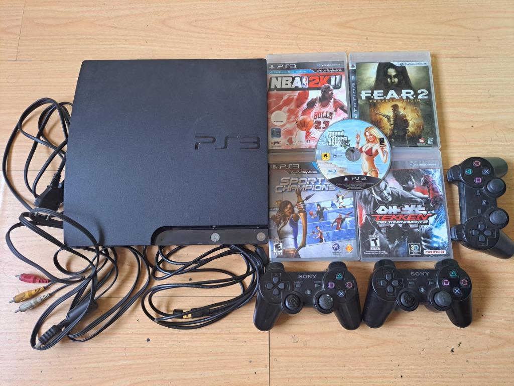 PS3 Slim - Black Screen, Video Gaming, Video Game Consoles, PlayStation ...