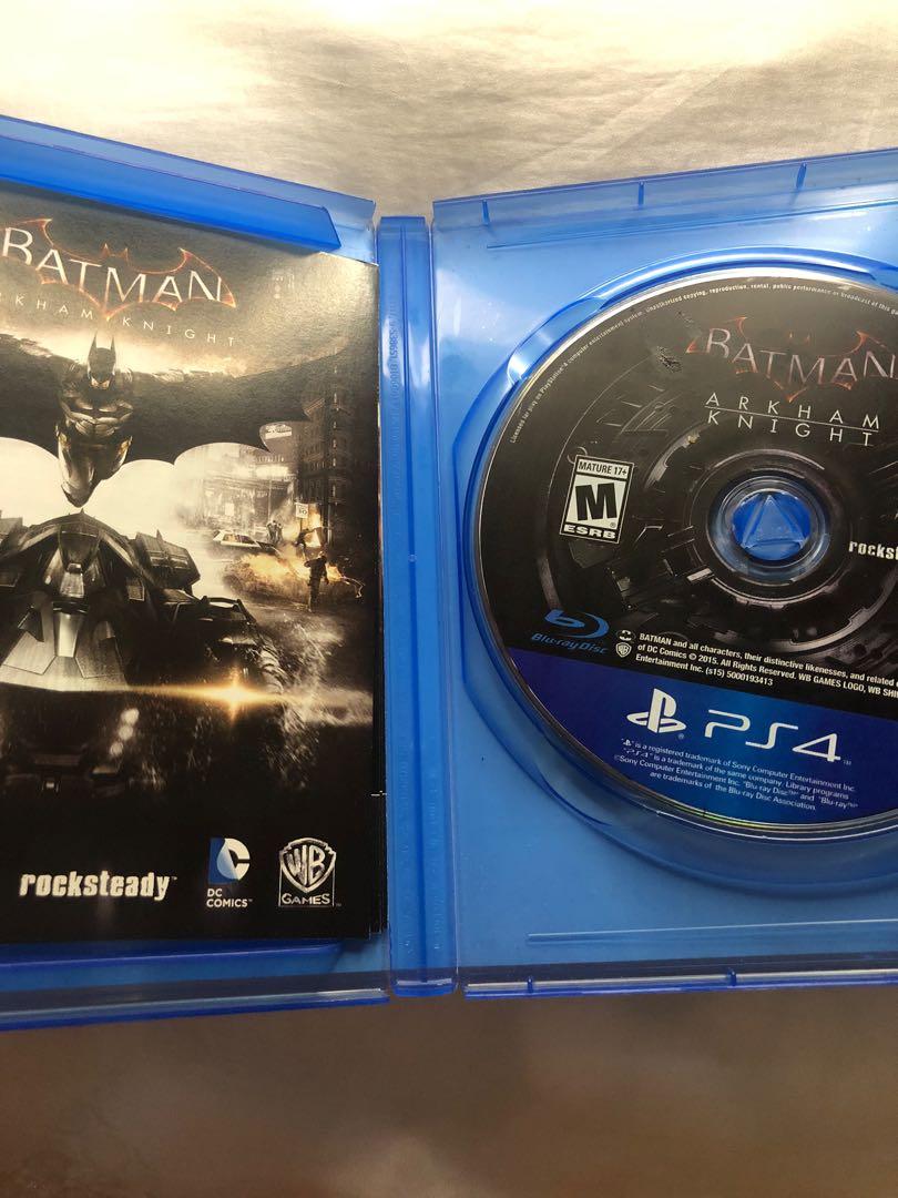 PS4 Batman Arkham Knight (Category: PlayStation) located in Paranaque City. Submitted by cara_sells (Listing ID 1163596847, Image 2). Description: .