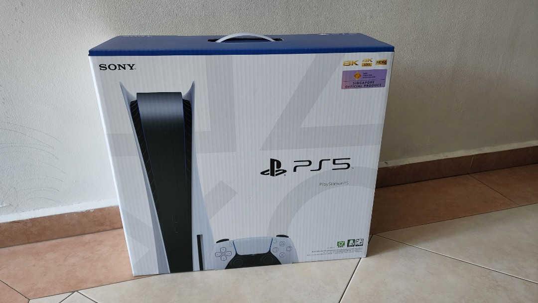 PS5 console Disc Edition (Singapore Local Set), Video Gaming, Video Game Consoles, PlayStation