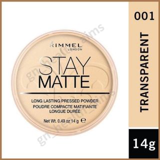 (全新現貨) Rimmel Stay Matte Pressed Powder 細緻毛孔啞光控油定妝粉餅 蜜粉 001透明/004 Sandstorm64213655379715110