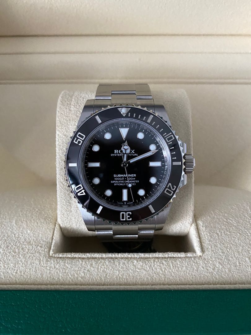 Rolex Submariner 124060 No Date, Luxury, Watches on Carousell