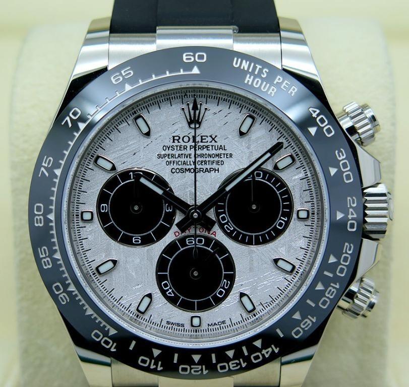 Rolex Daytona Meteorite White Gold 116519LN, Luxury, Watches on Carousell