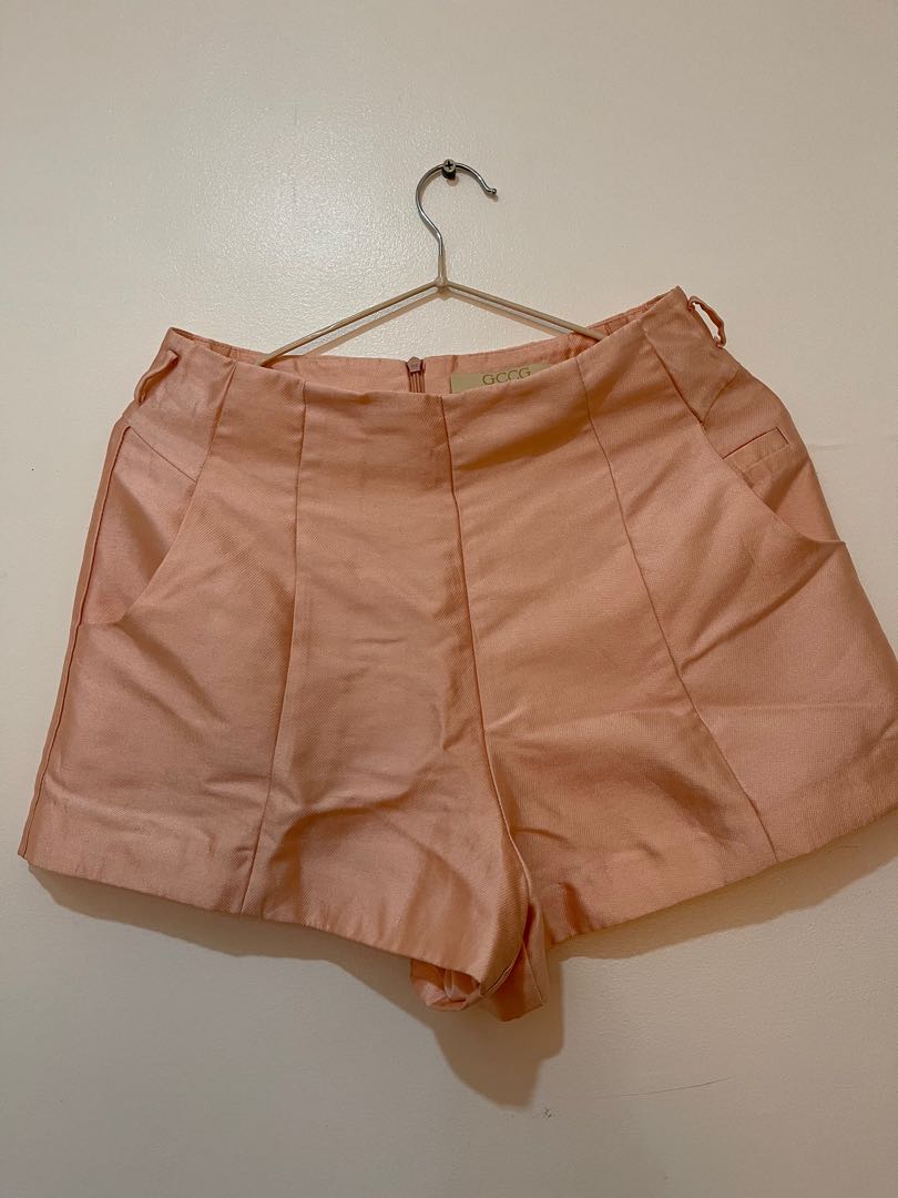 Rose Gold High waisted shorts (26 