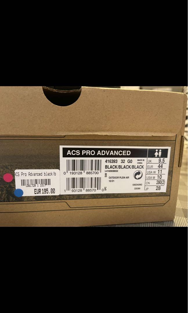 Salomon ACS pro advanced black size us 10, 男裝, 鞋, 波鞋- Carousell