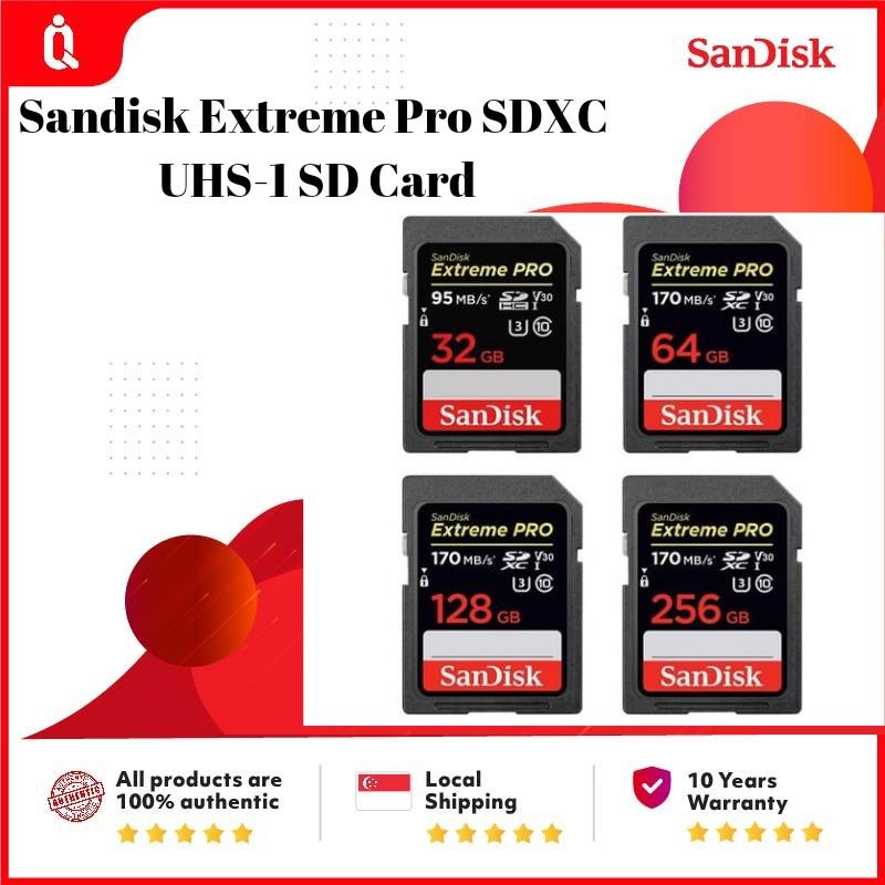 Sandisk Extreme Pro SDXC Micro SD Card 4K Class 10 16GB 32GB 64GB 128GB