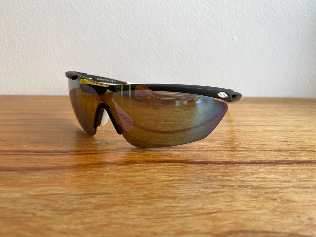 Sport sunglasses with mirrored lenses SMITH Men s Fashion
