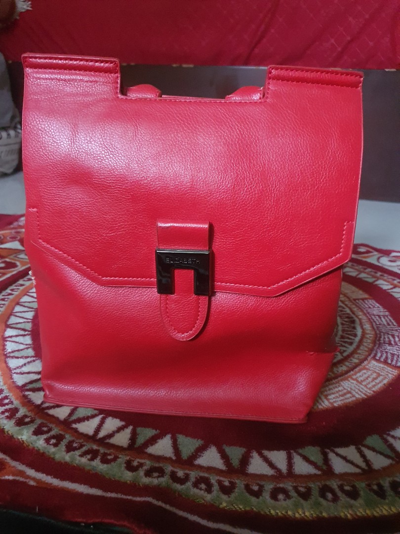 Tas elizabeth ransel, Fesyen Wanita, Tas & Dompet di Carousell
