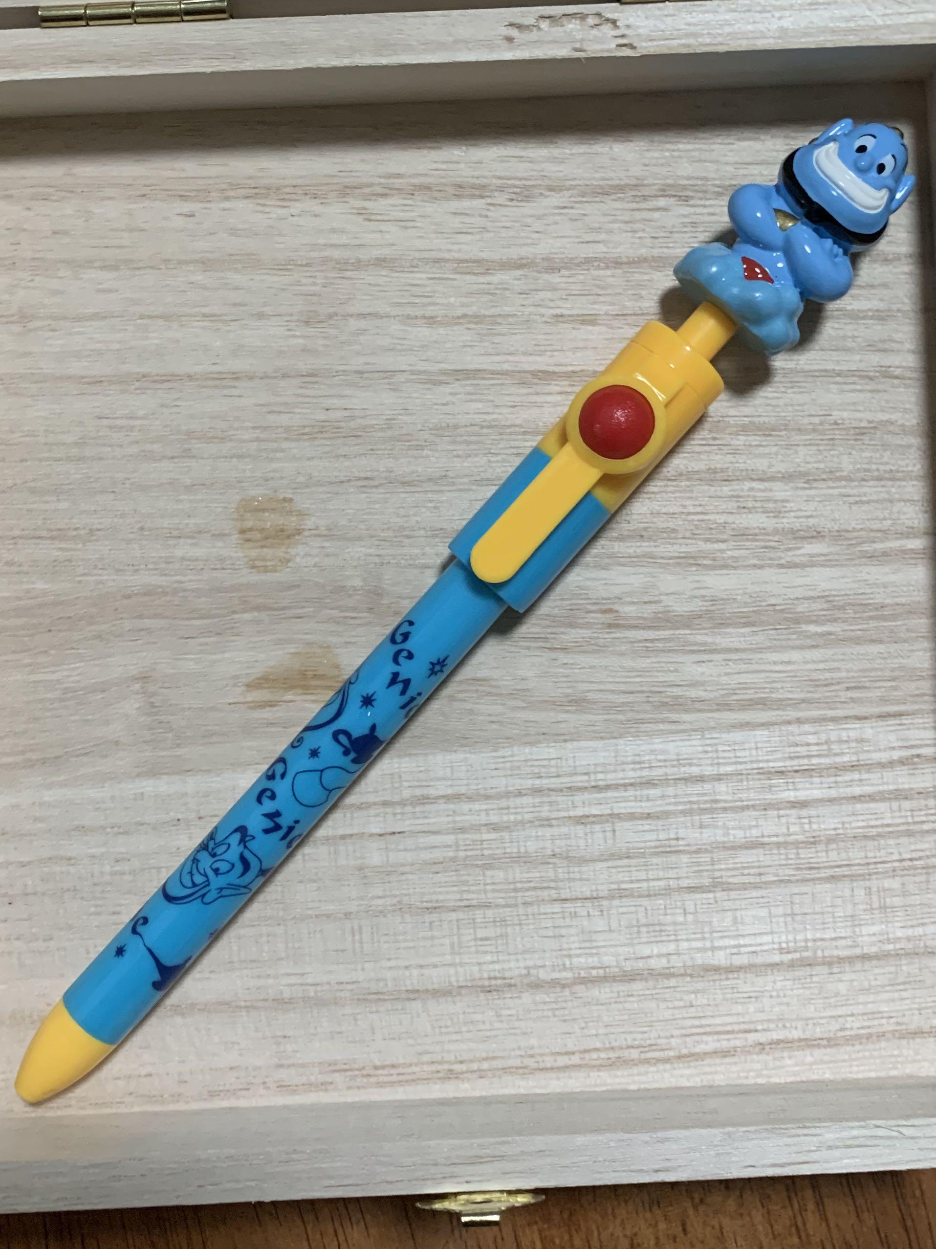 Tokyo Disney Store Aladdin Genie Pen 360 degree turnable, Hobbies ...