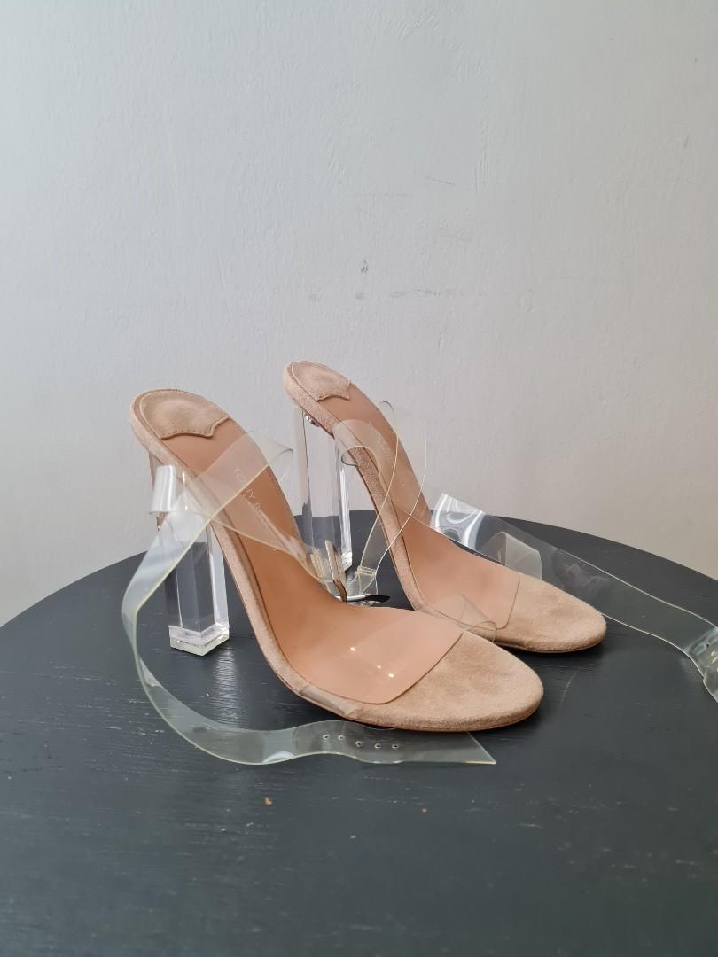 Tony bianco clear heels sale