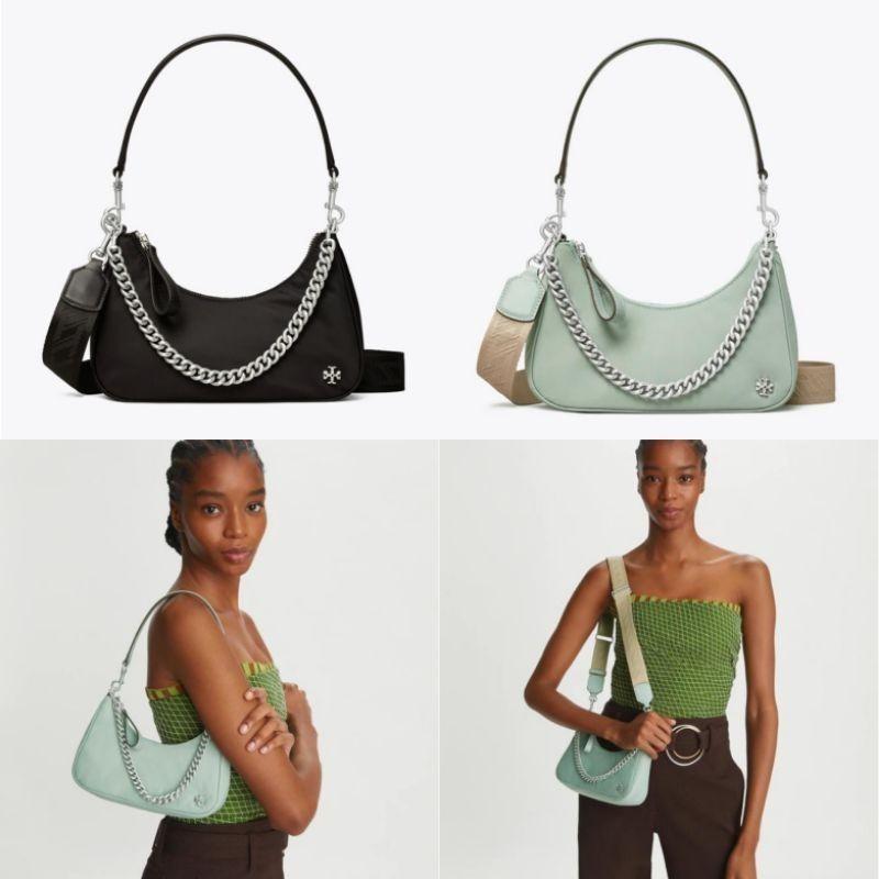 Tory Burch Mercer Nylon hobo bag Women s Fashion Bags Wallets