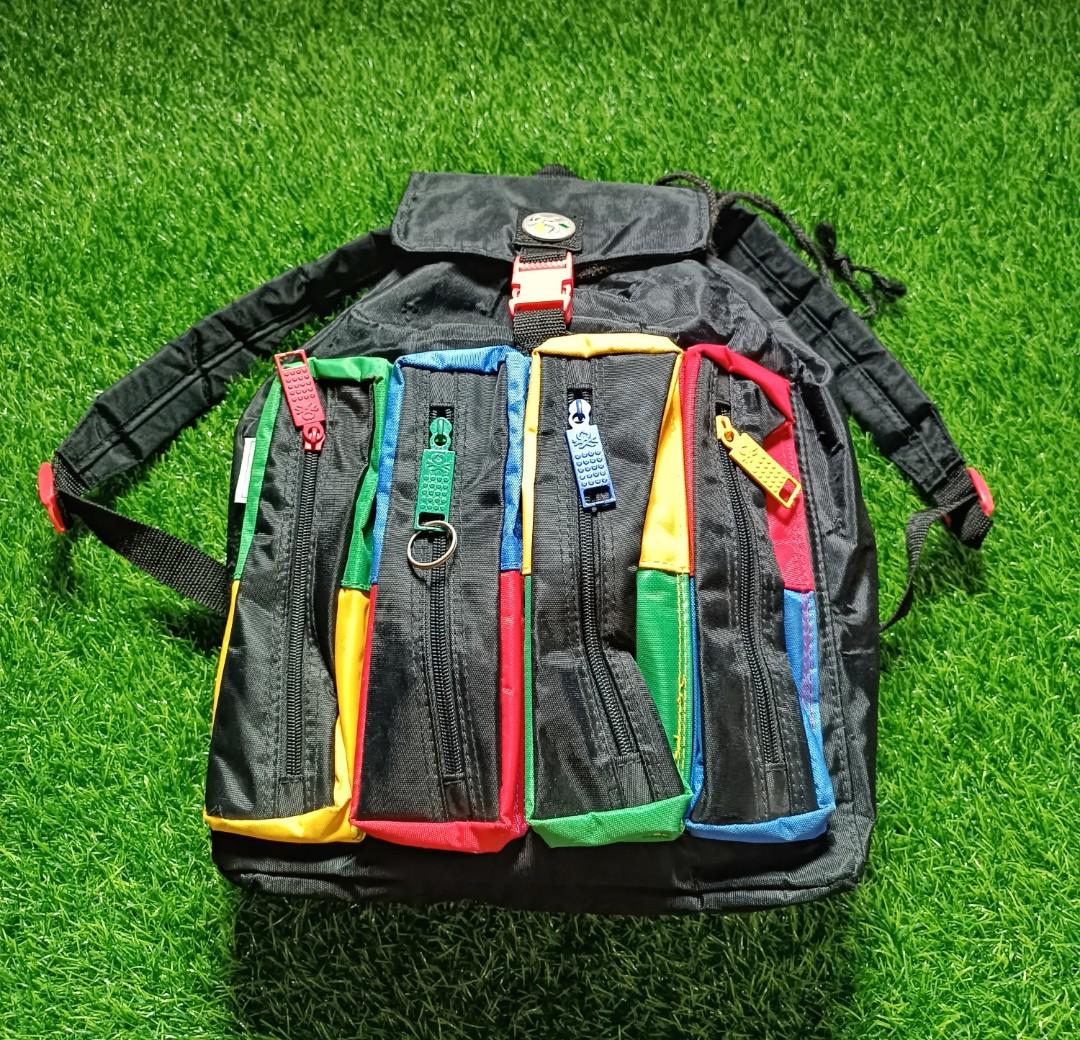 UCB UNITED COLORS OF BENETTON MULTICOLOR BACKPACK STEPHEN PENG