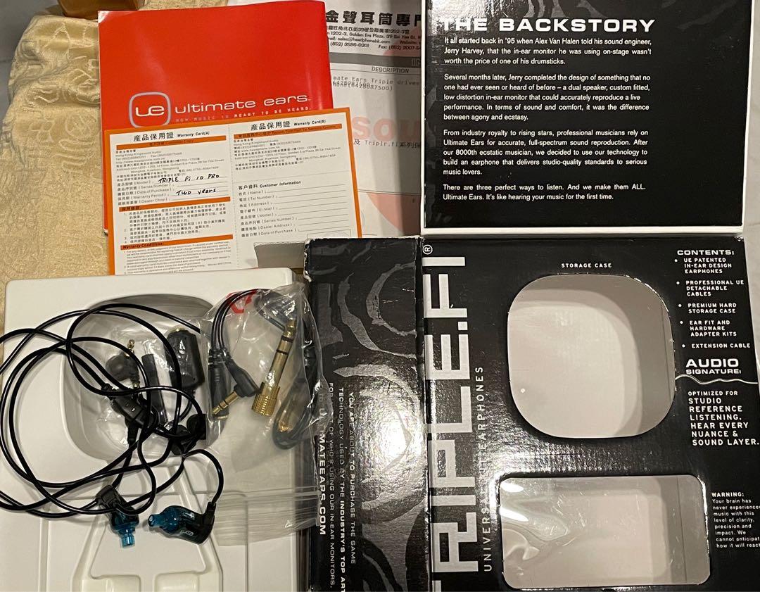 Ultimate ears UE Triple Fi 10 Pro TF10 earphones, 音響器材, 耳機 