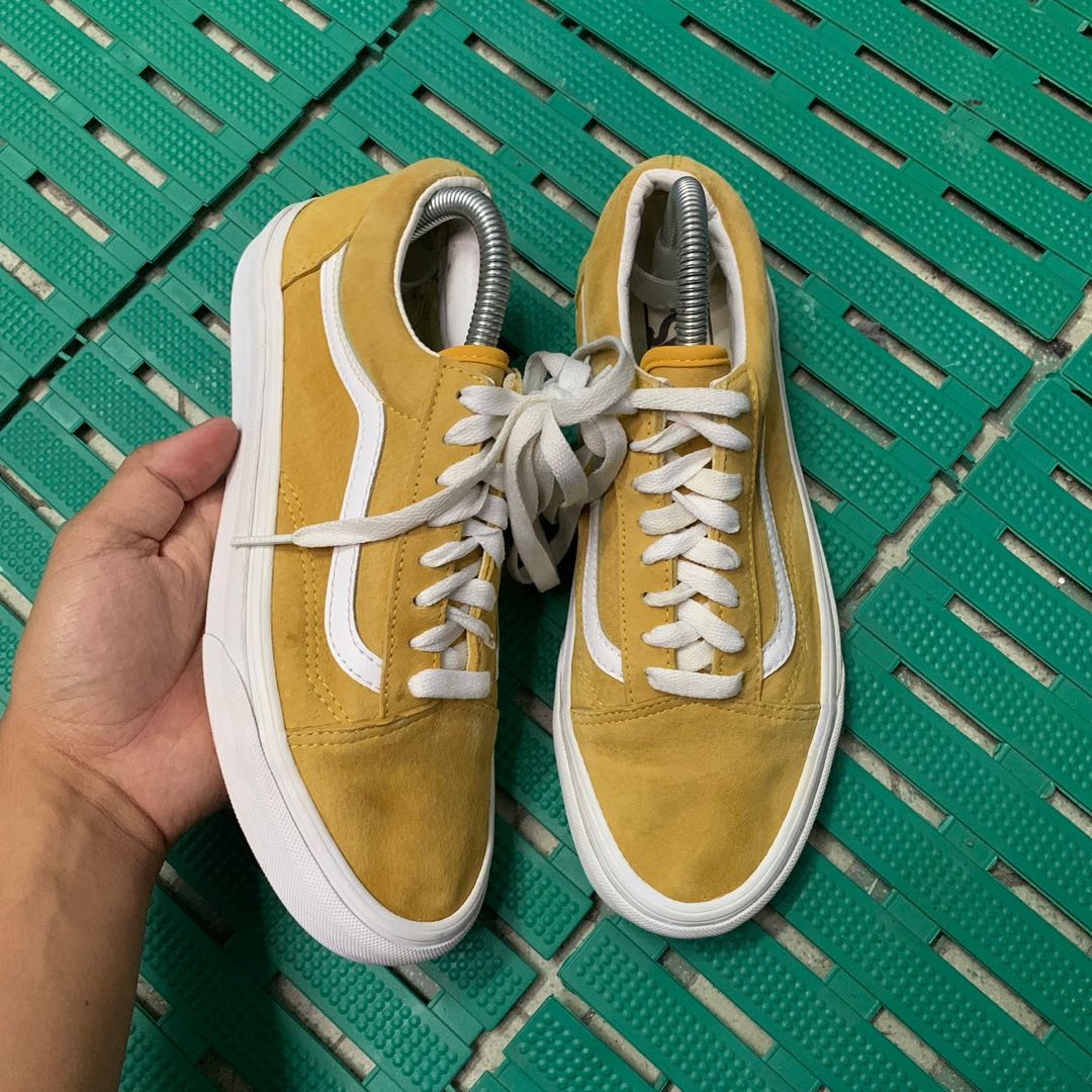 Vans Old Skool Yellow Scotchgard Men s Fashion Footwear Sneakers on Carousell