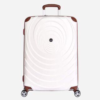 Verage Large Check-In Trolley Luggage in White