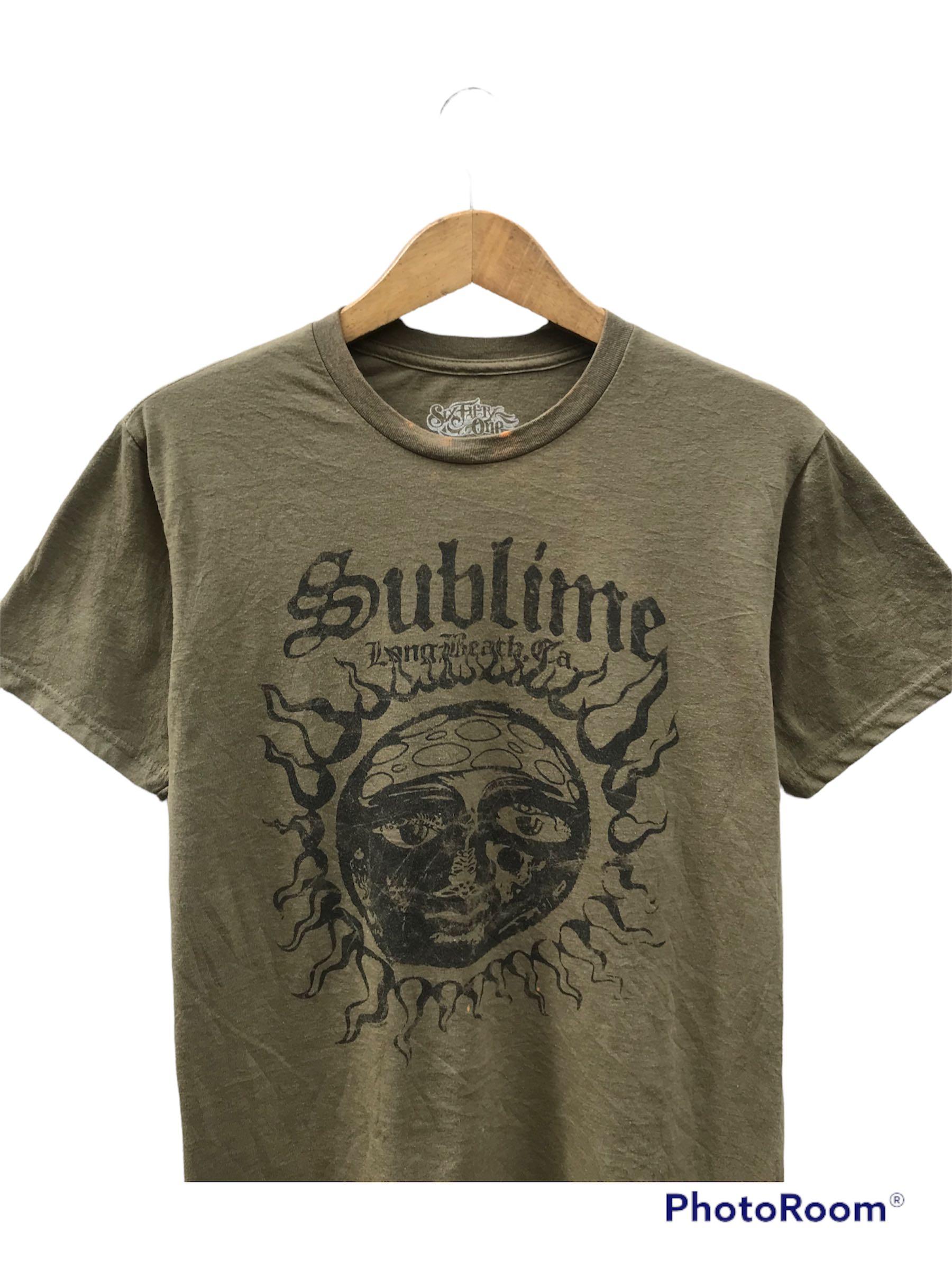 Vintage Sublime T-Shirt, Fesyen Pria 