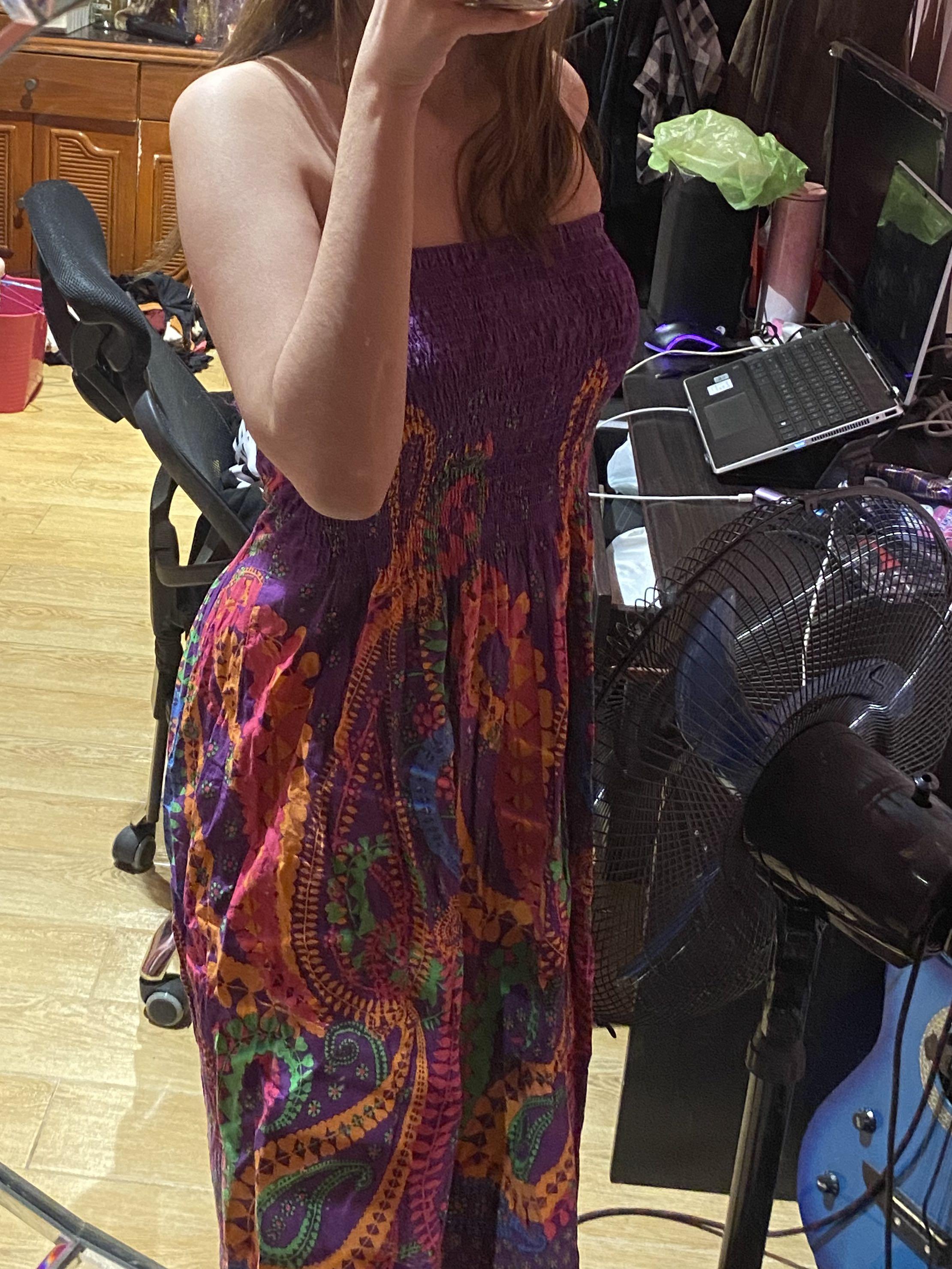 Violet Beach Tube Dress (Category: Dresses) located in Manila. Submitted by shaineee (Listing ID 1163675601, Image 1). Description: free size length: 33 swipe for more pics 😋.