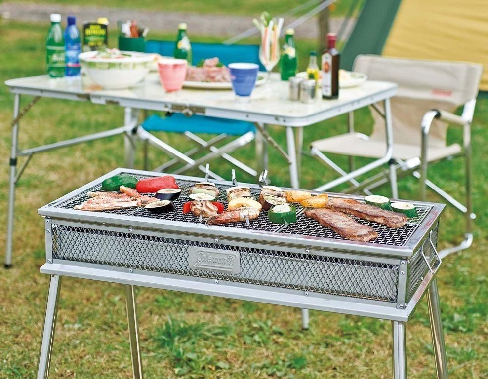 YBR Coleman Bbq Charcoal Grill Cool Spider Stainless Steel
