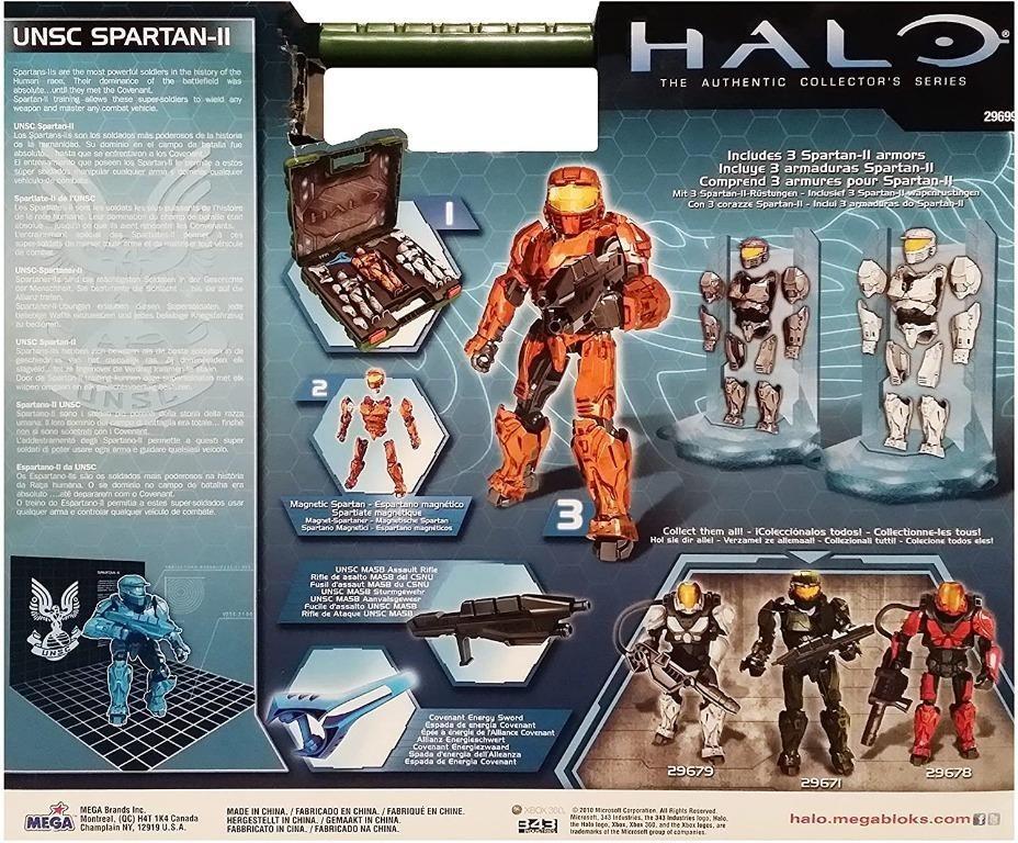 YBR] (HOT) Mega Bloks Halo Spartan Armor Action Figure Collector's