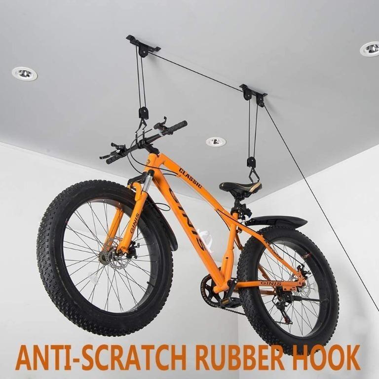 YBR Wallmaster Bike Ceiling Mount Lift Hoist Hanger Storage Rack for Garage Indoor Sports Equipment Bicycles Parts Parts Accessories on Carousell