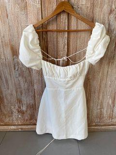 Zara white dress