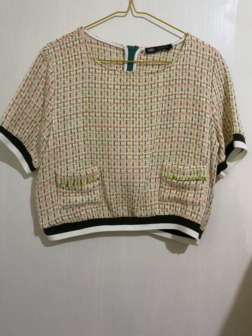 zara crop top