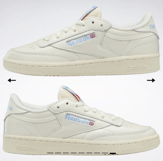 club c 85 model vintage women's shoes blue