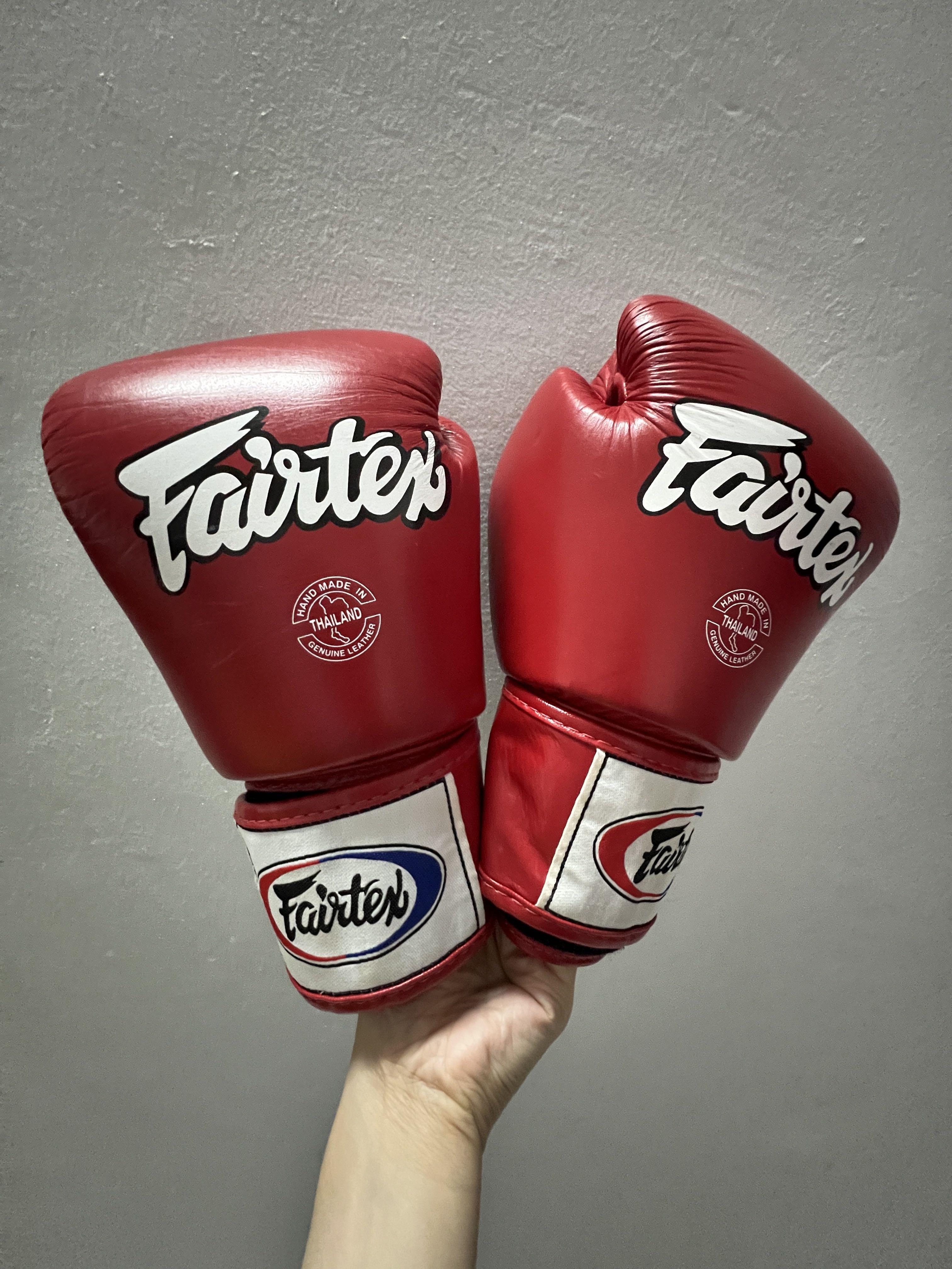10OZ Red Fairtex Boxing Gloves Pristine Condition Sports Equipment Other Sports Equipment and Supplies on Carousell