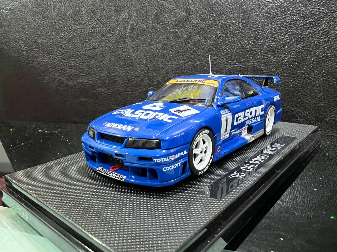 1/43 EBBRO CALSONIC SKYLINE 1995, Hobbies & Toys, Toys