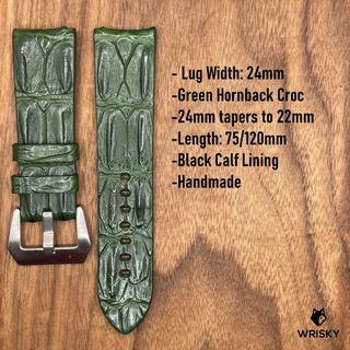 24mm Exotic Leather Straps  Collection item 1