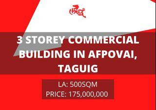 3 Storey Commercial Building for Sale in AFPOVAI, Taguig City
