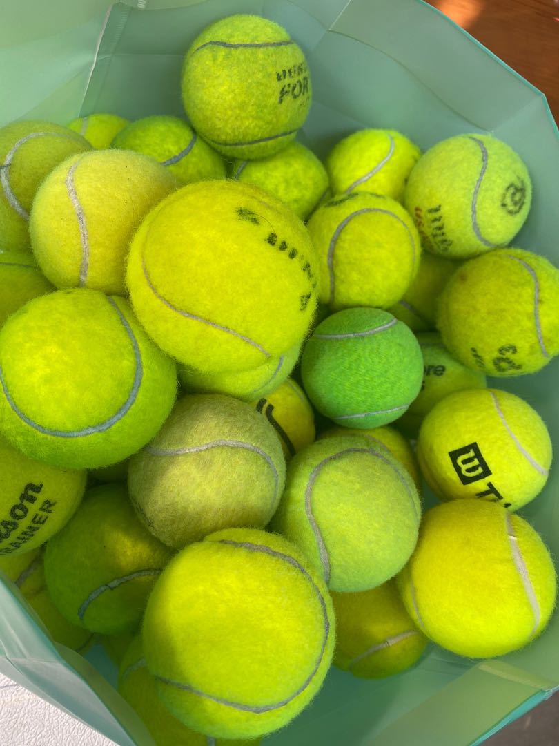 50 used Tennis Balls, Sports Equipment, Sports & Games, Racket & Ball