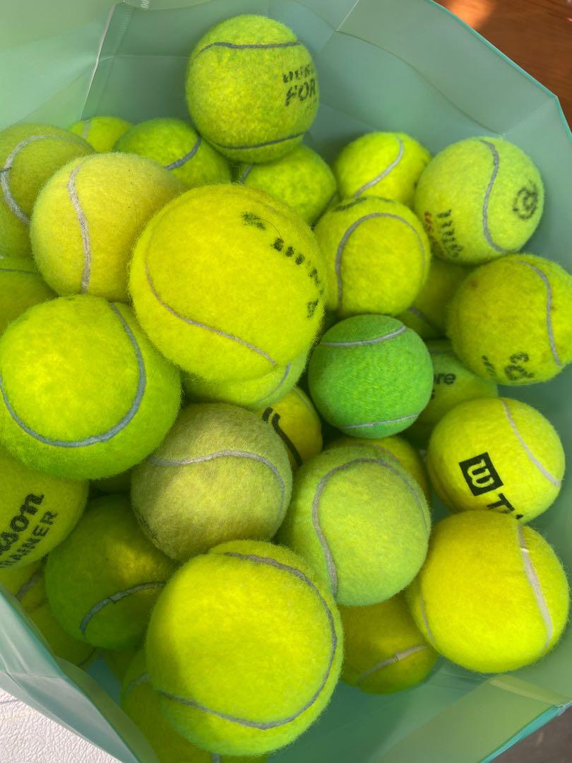 50 used Tennis Balls, Sports Equipment, Sports & Games, Racket & Ball