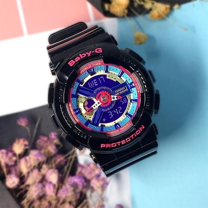 佐敦門市現貨100% 全新Casio Baby-G BA-112-1A BA-112 Black 黑色Pink