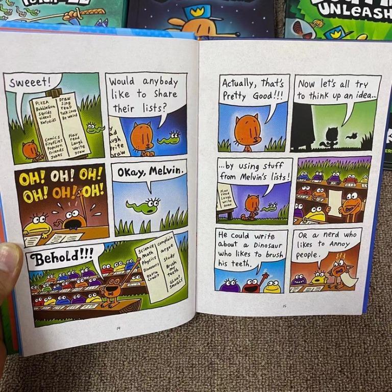 🔥 Dog Man Cat Kid Book 13 Books Hard Cover | Dogman 13