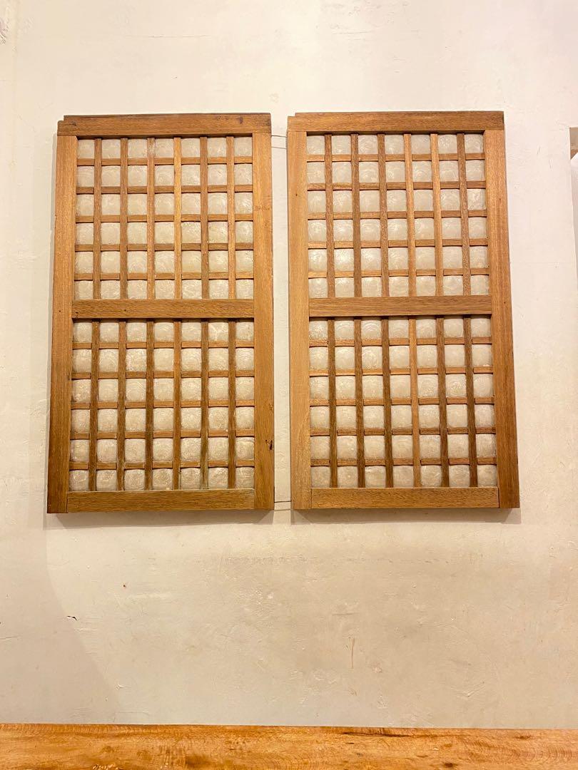 Antique Capiz Window , Furniture & Home Living, Home Decor, Wall Decor