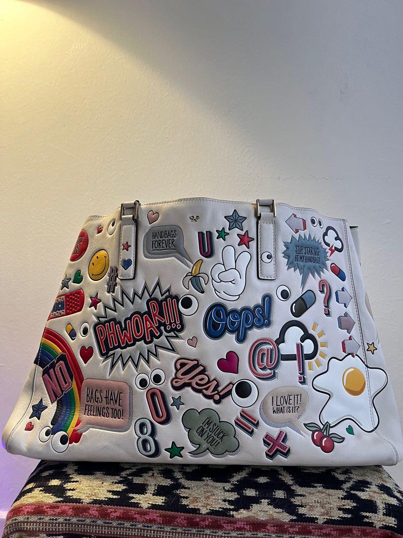 Anya hindmarch outlet sticker tote